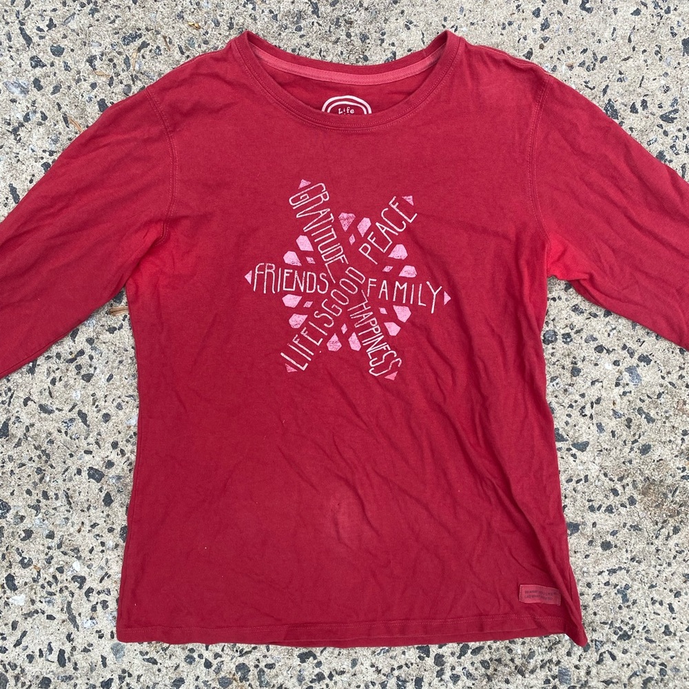 Life Is Good tee